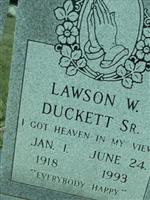 Lawson W Duckett, Sr