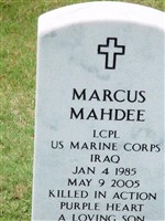 LCpl Marcus Mahdee LCpl Marcus Mahdee