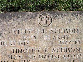 LCpl Timothy E Achison