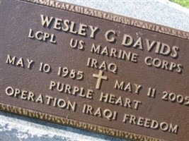 LCpl Wesley Graham Davids LCpl Wesley Graham Davids