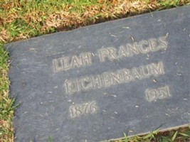 Leah Frances Eichenbaum Leah Frances Eichenbaum