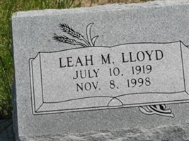 Leah M. Lloyd Leah M. Lloyd