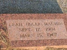 Leah P Baar Machin