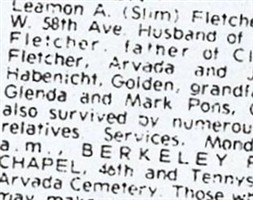 Leamon A. Fletcher