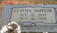 Leatha Simpson Leatha Simpson