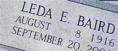 Leda E Baird Leda E Baird