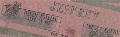 Lee Calvin "Cy" Jeffrey Lee Calvin "Cy" Jeffrey