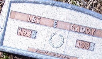 Lee E Gaddy