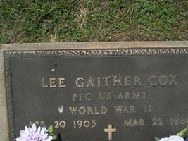 Lee Gaither Cox Lee Gaither Cox