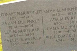 Lee H Murphree Lee H Murphree