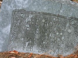 Lee Roy H. Blake Lee Roy H. Blake