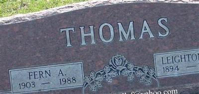 Leighton W. Thomas Leighton W. Thomas