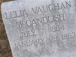 Leila Vaughan McCandlish Leila Vaughan McCandlish