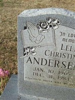 Lela Christine Andersen Lela Christine Andersen