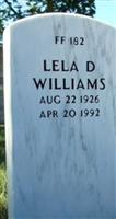 Lela D Williams