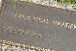 Lela Mae Neal Meader Lela Mae Neal Meader