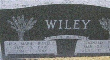 Lela Marie Bunker Wiley