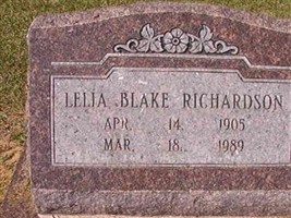 Lelia Blake Richardson Lelia Blake Richardson