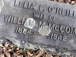 Lelia E O'Neill McComb Lelia E O'Neill McComb
