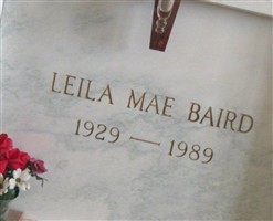 Lelia Mae Baird Lelia Mae Baird
