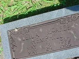 Lelia McAfee Hemphill Lelia McAfee Hemphill