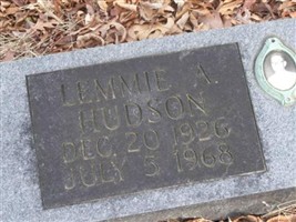 Lemmie A Hudson Lemmie A Hudson