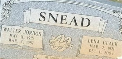 Lena Clack Snead Lena Clack Snead