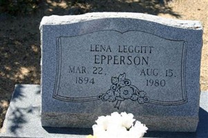Lena Leggitt Epperson Lena Leggitt Epperson