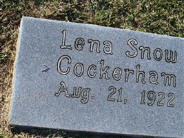 Lena Snow Cockerham Lena Snow Cockerham