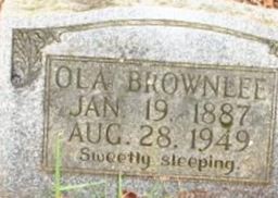 Lenola L. "Ola" Holt Brownlee