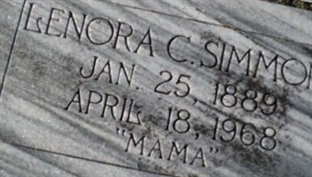 Lenora C. Simmons Lenora C. Simmons