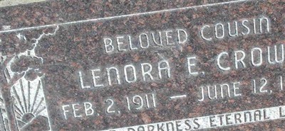 Lenora Evelyn Wiggins Crowe
