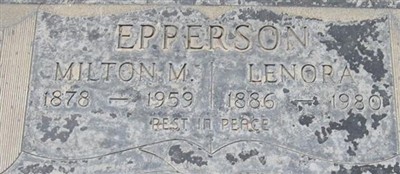 Lenora Jane Jordan Epperson