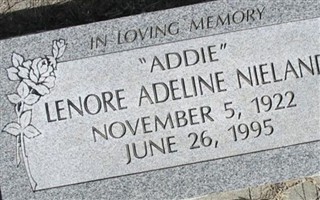 Lenore Adeline "Addie" Nieland