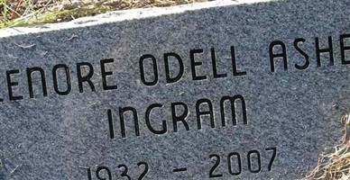 Lenore Odell Ashe INGRAM Lenore Odell Ashe INGRAM