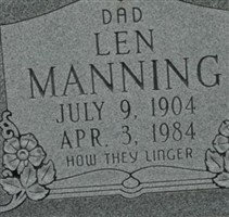 Lenzo "Len" Manning