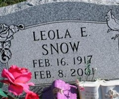 Leola E. Snow Leola E. Snow