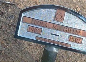 Leola M. Sheldon Miller Leola M. Sheldon Miller