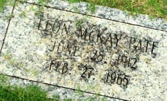 Leon McKay Pate Leon McKay Pate