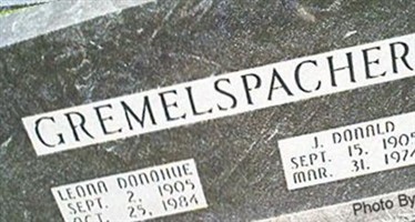 Leona Donohue Gremelspacher Leona Donohue Gremelspacher