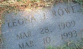 Leona J Rowe Leona J Rowe