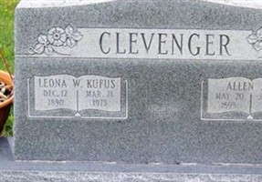 Leona W Kufus Clevenger Leona W Kufus Clevenger