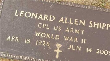 Leonard Allen Shipp Leonard Allen Shipp