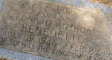 Leonard Anthony Benedetto