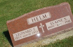Leonard E Helm