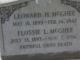 Leonard H McGhee
