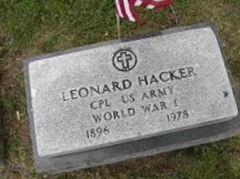 Corp Leonard Hacker