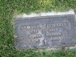 Leonard J Setzer Leonard J Setzer