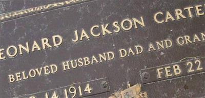 Leonard Jackson Carter, Sr