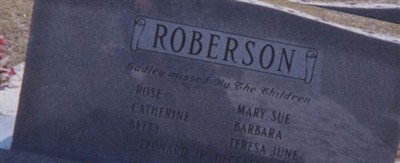 Leonard "Lent" Roberson, Sr